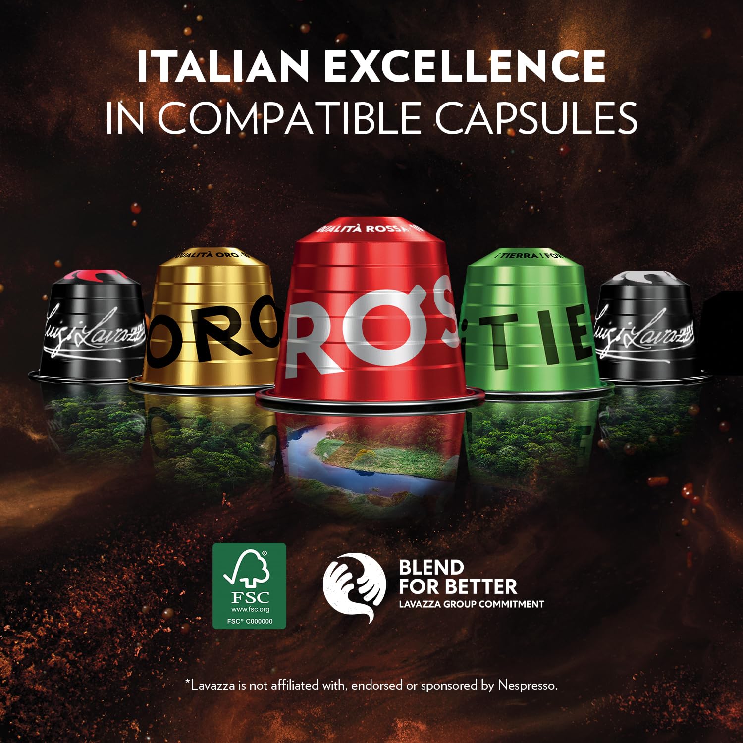 Amazon.com: Lavazza Qualita Oro 100 Count for Nespresso Original